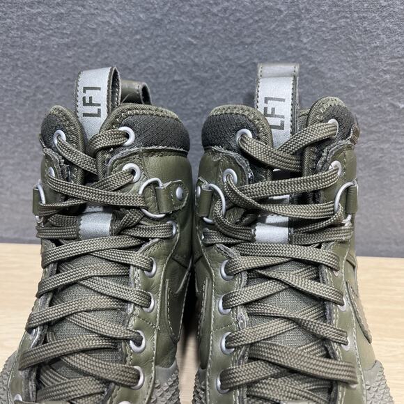 Nike Lunar Force 1 Duckboot Olive 805899-201 Flyknit ACG Footwear Mens Size 9 - Picture 3 of 12